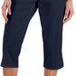 Calça Capri Karen Scott Comfort-Waist Feminina Azul Tamanho 6 Petite
