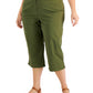 Calça Capri Karen Scott Comfort Waist Feminina Verde Tamanho 18W