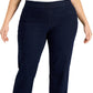 Calça jeans feminina Karen Scott, azul, tamanho 1X