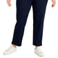 Calça jeans feminina Karen Scott, azul, tamanho 1X