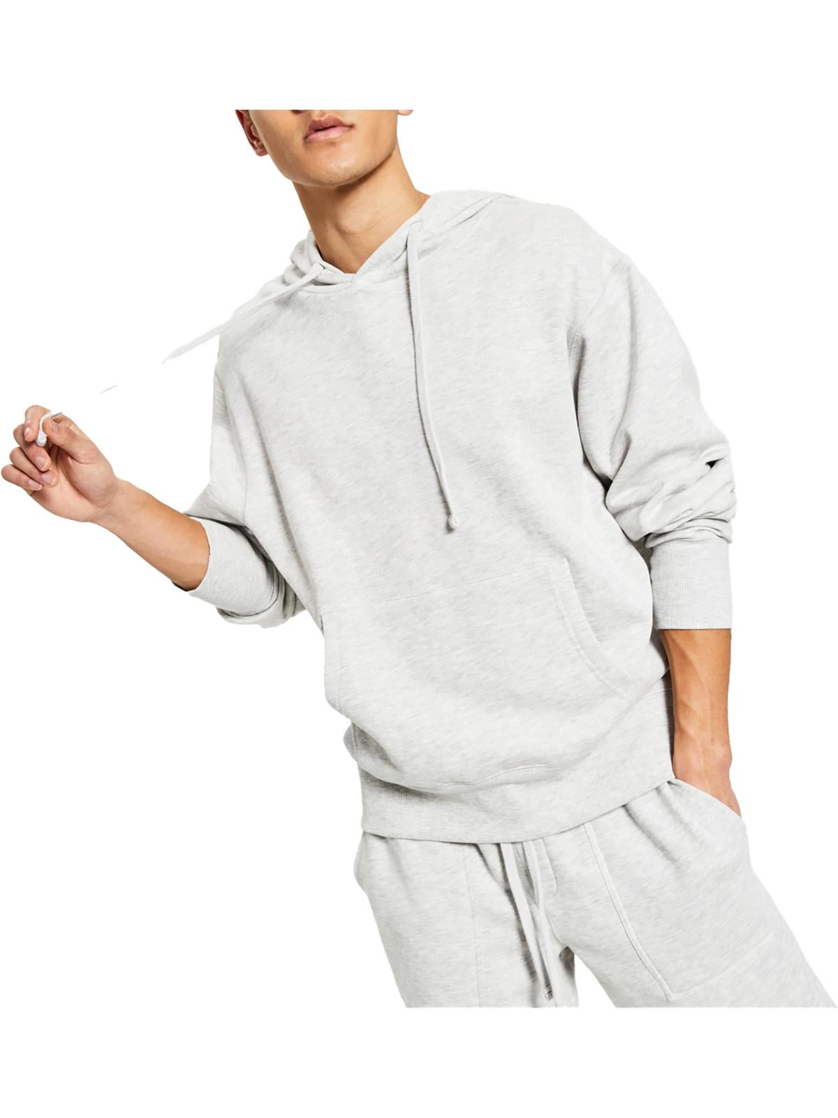 Moletom com capuz masculino Sun + Stone, cinza, tamanho grande