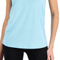 ID Ideology Camiseta regata feminina Active Racerback azul tamanho pequeno
