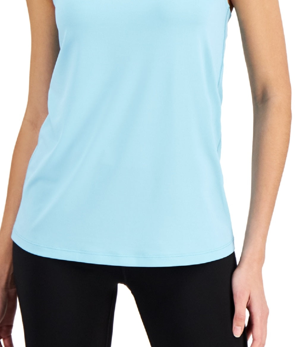 ID Ideology Camiseta regata feminina Active Racerback azul tamanho pequeno