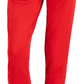 Calça de moletom feminina ID Ideology com blocos de cores, vermelha, tamanho pequeno