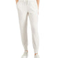 Calça jogger canelada feminina Style &amp; Co, branca, tamanho grande