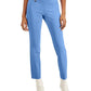 Calça skinny Alfani feminina com controle de barriga, tamanho 2, azul, pequena