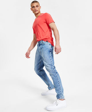 Calça Jeans Masculina Sun + Stone Relaxed Fit Azul Tamanho 30X32