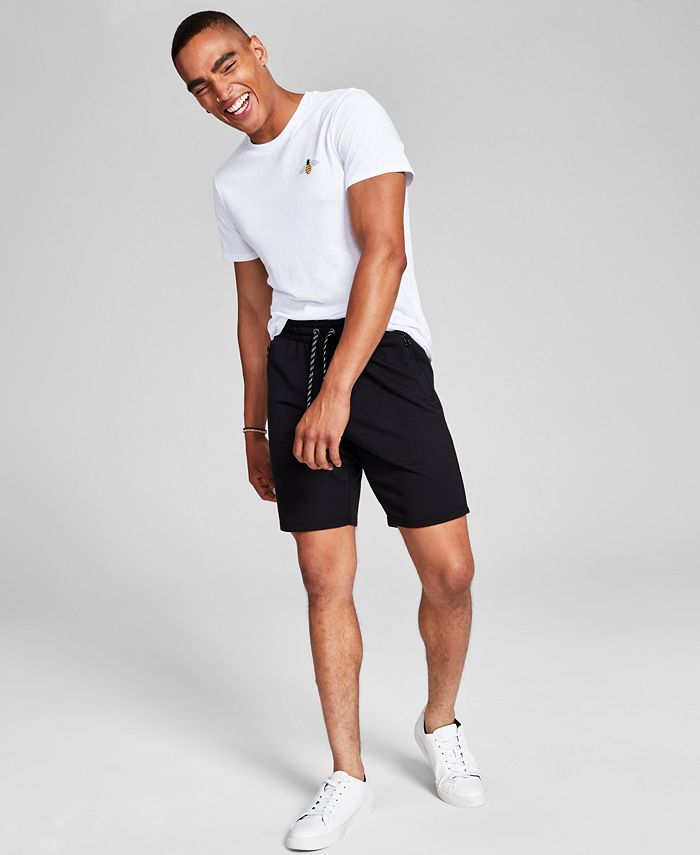 E agora este shorts masculino clássico French Terry preto tamanho X-G