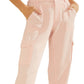 Calça Chino Cargo Bowie Feminina GUESS Rosa Tamanho 28