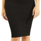 Saia suéter canelada Margot feminina GUESS preta tamanho X-S
