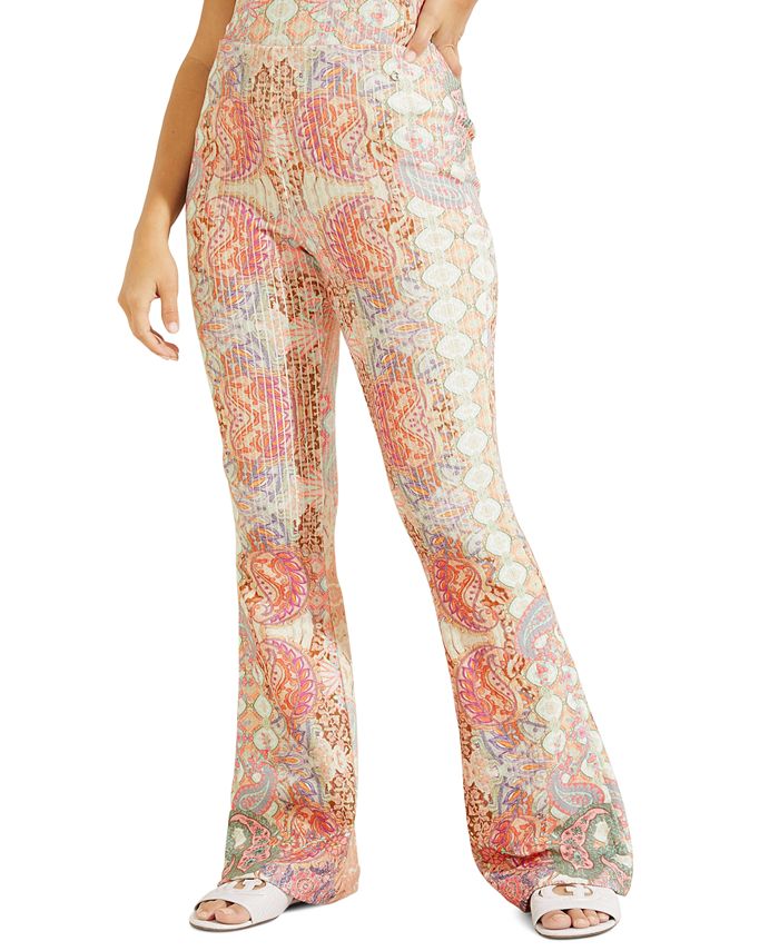 Calça Edith GUESS Feminina Rosa Tamanho Médio