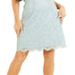 Vestido justo de renda Christel feminino GUESS, azul, tamanho grande