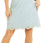 Vestido justo de renda Christel feminino GUESS, azul, tamanho extragrande