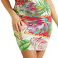 Vestido GUESS Tansy com estampa mista, rosa, tamanho pequeno, para mulheres