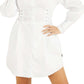 Vestido Celie Feminino GUESS Branco Tamanho Grande