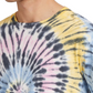 Camiseta masculina GUESS Lemon Mist Tie Dye Azul Tamanho XX-G