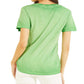 Camiseta feminina GUESS com estampa gráfica Desert Tiger, verde, tamanho X-G