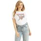 Camiseta feminina GUESS Icon, branca, tamanho grande