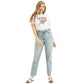 Camiseta feminina GUESS Icon, branca, tamanho grande
