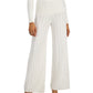Calça de malha Tamara Cable GUESS feminina, branca, tamanho X-S