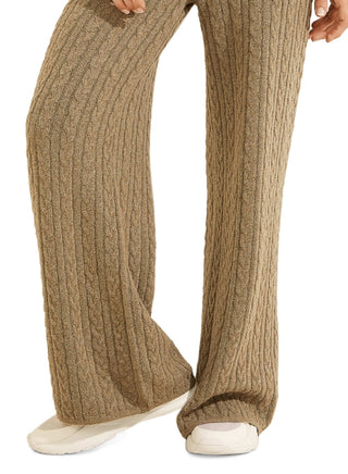 Calça feminina GUESS Tamara Cable Knit Verde Tamanho X-G