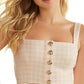 Blusa Bella Tweed Feminina GUESS Rosa Tamanho Médio