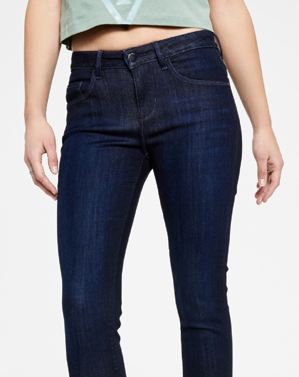 Calça jeans skinny Annette feminina GUESS azul tamanho 25x30