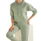 GUESS Moletom com capuz feminino Alisa, verde, tamanho médio