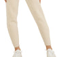 Calça de corrida feminina GUESS Es Reeda bege tamanho médio
