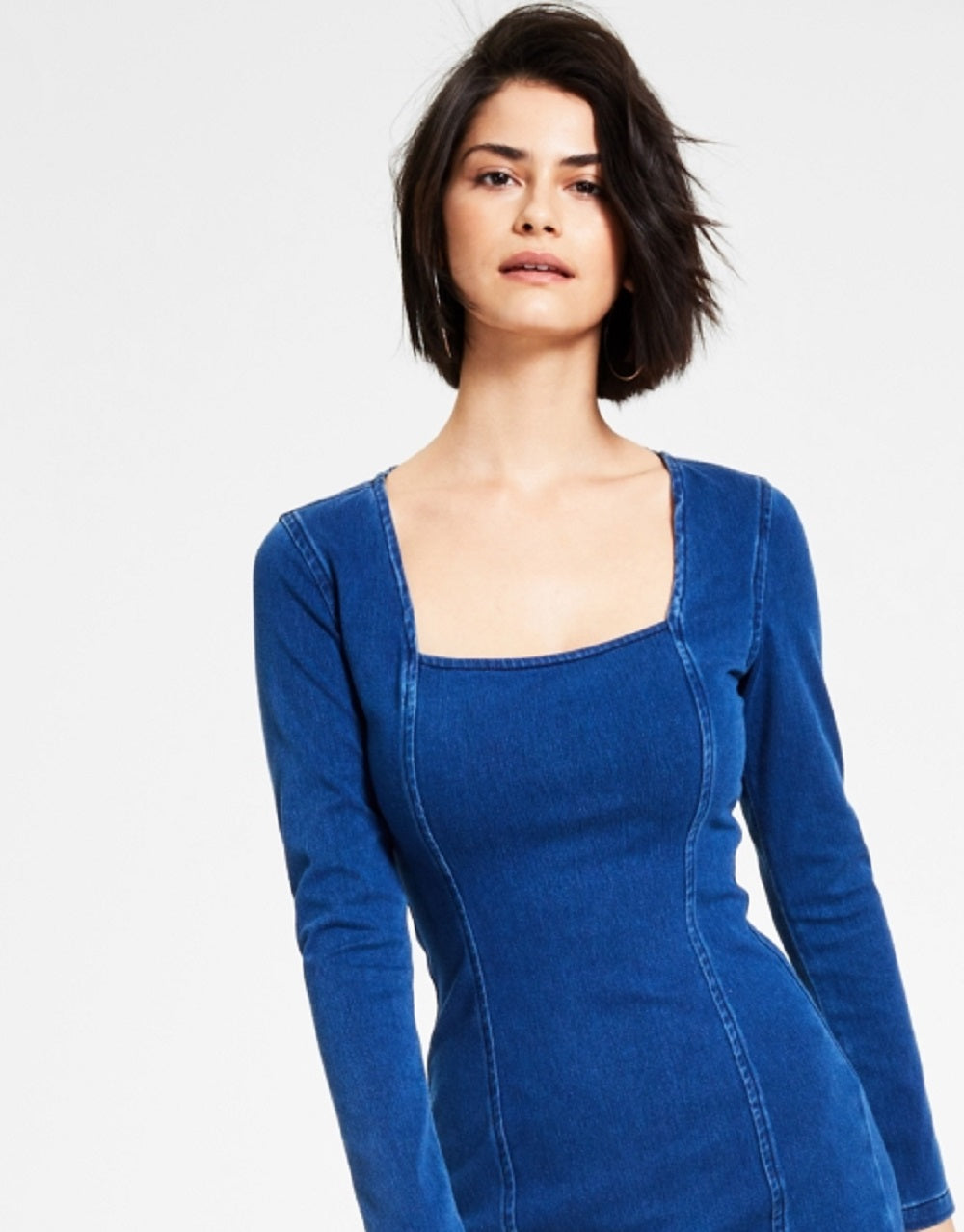 Vestido jeans feminino GUESS SeaSheath azul tamanho X-Large