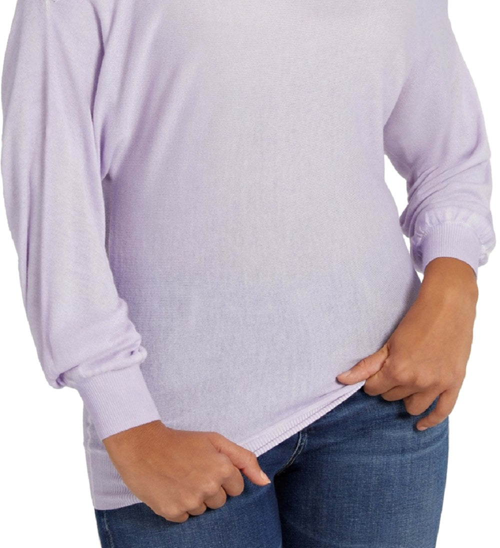 Suéter GUESS Audrey One Shoulder Feminino Roxo Tamanho Médio