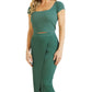Suéter curto feminino GUESS Marlene verde tamanho pequeno