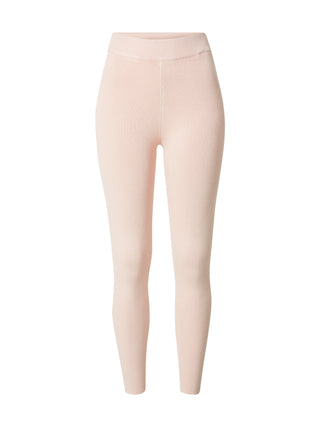 GUESS Women's Essential Sacha Ribbed Sweater Leggings Pink Size Medium
