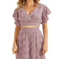 Top curto GUESS Dexie feminino roxo tamanho X-G