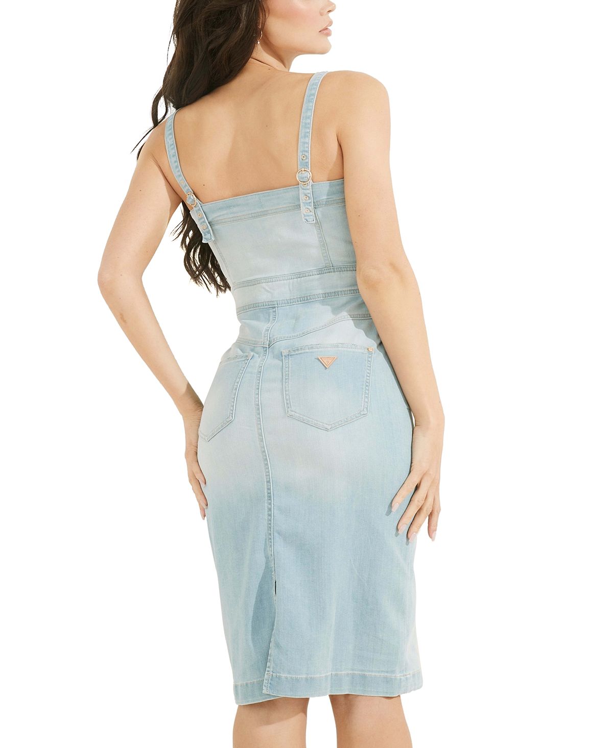 Vestido jeans Puma feminino GUESS azul