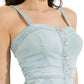 Vestido jeans Puma feminino GUESS azul