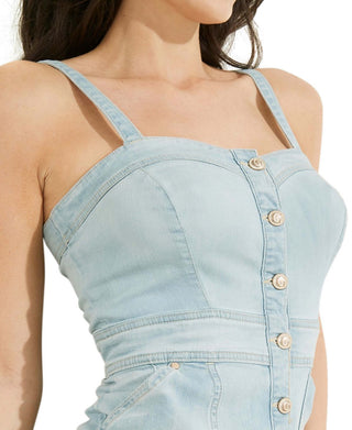 Vestido jeans Puma feminino GUESS azul