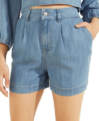 GUESS Women's Nenita Denim Shorts Blue Size 27