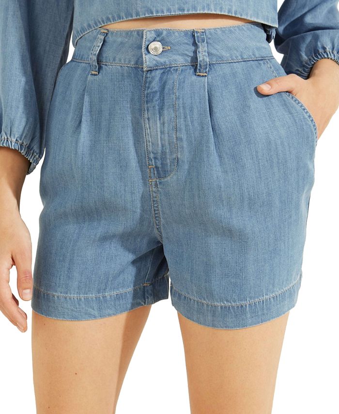 Shorts jeans femininos GUESS Nenita, tamanhos variados, 29