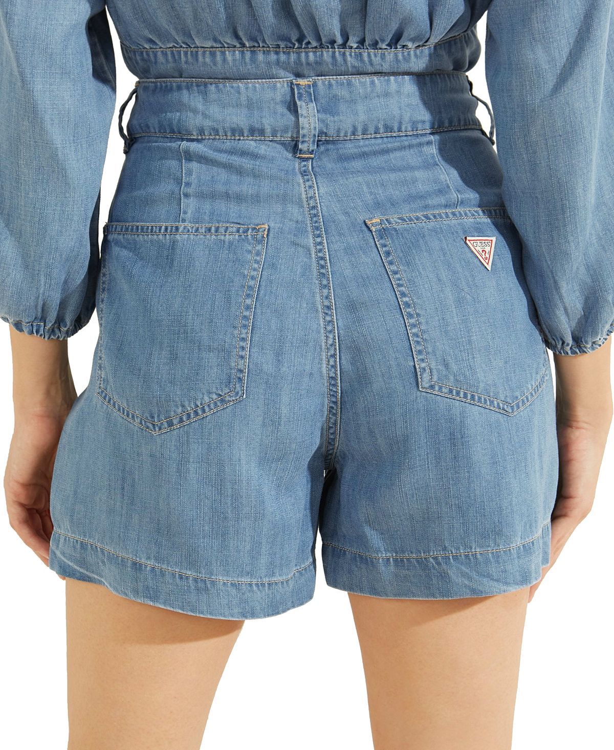 Shorts jeans femininos GUESS Nenita, tamanhos variados, 29