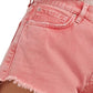 Shorts jeans desfiado Manila feminino GUESS vermelho tamanho 27