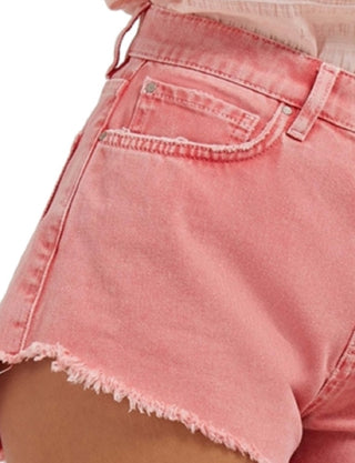 Shorts jeans desfiado Manila feminino GUESS vermelho tamanho 27