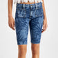 Bermuda jeans feminina GUESS Mika azul tamanho 28