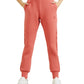 Calça jogger feminina GUESS Allie Graphic vermelha, tamanho médio