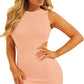 Vestido justo Allison com recorte GUESS feminino, rosa, tamanho médio