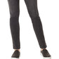 Calça jeans skinny Gloria Vanderbilt Generation feminina, cintura alta, preta, tamanho 6