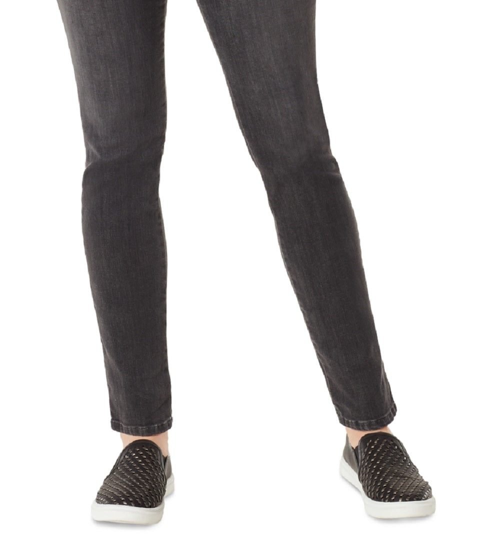 Calça jeans skinny Gloria Vanderbilt Generation feminina, cintura alta, preta, tamanho 6