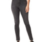 Calça jeans skinny Gloria Vanderbilt Generation feminina, cintura alta, preta, tamanho 6