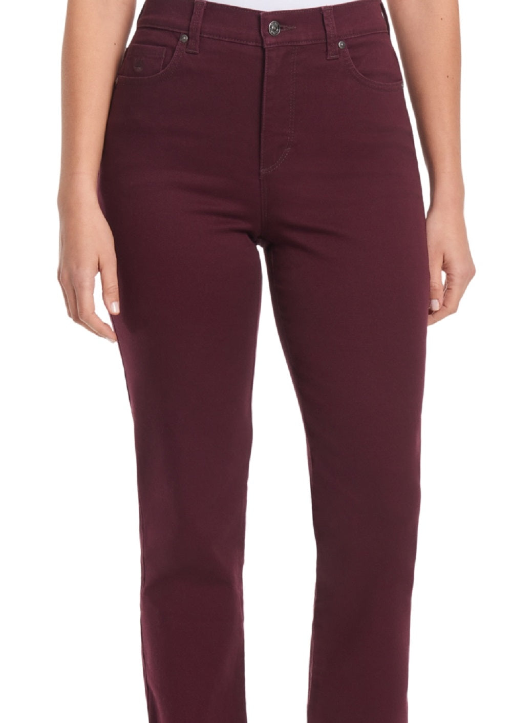 Calça jeans Amanda feminina Gloria Vanderbilt vermelha tamanho 8