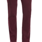 Calça jeans Amanda feminina Gloria Vanderbilt vermelha tamanho 8